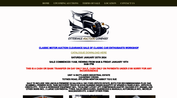 ottervaleclassiccarauction.co.uk