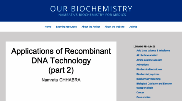 ourbiochemistry.com