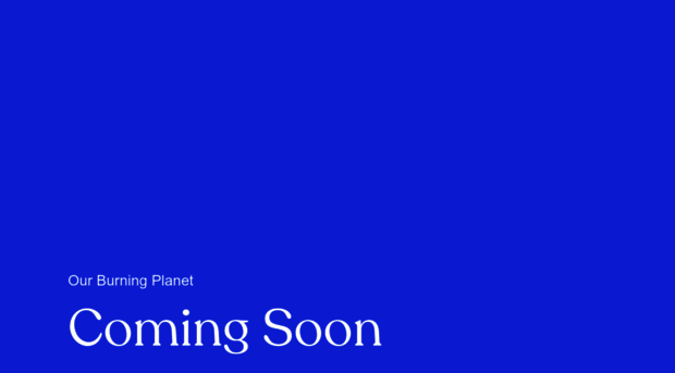 ourburningplanet.com