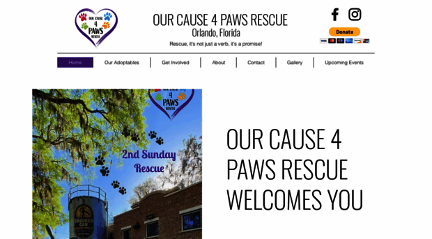 ourcause4pawsrescue.org