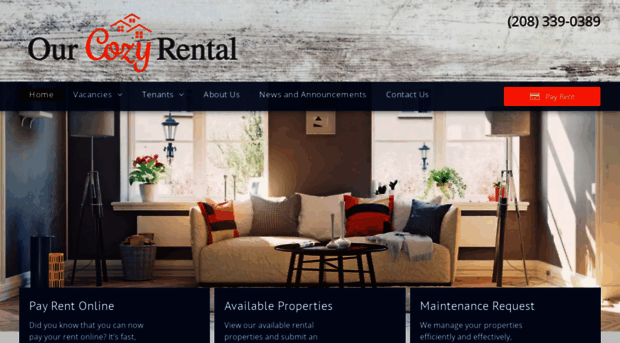 ourcozyrental.com