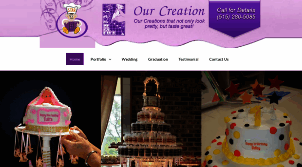 ourcreationcakes.com