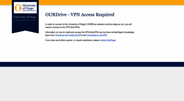 ourdrive.otago.ac.nz