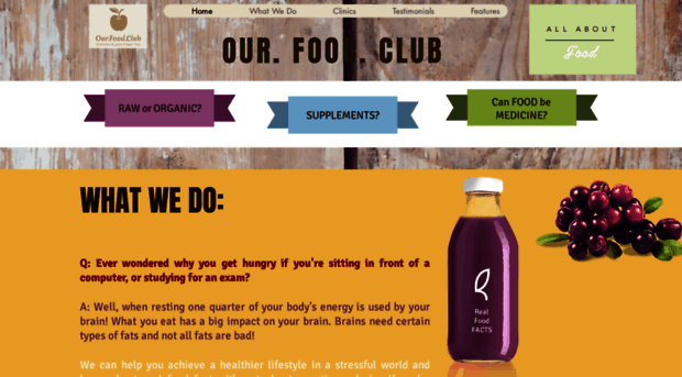 ourfoodclub.com