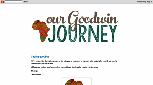 ourgoodwinjourney.com