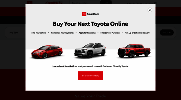 ourismanchantillytoyota.com