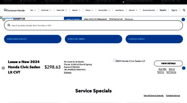 ourismanhondaoffers.com