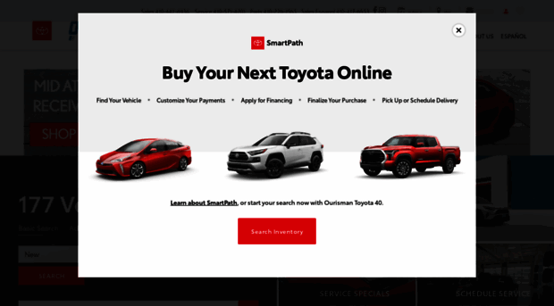 ourismantoyota40.com