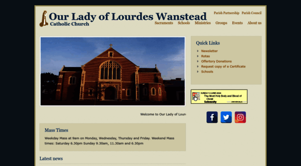 ourladyoflourdeswanstead.com