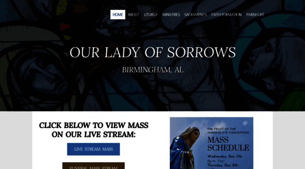 ourladyofsorrows.com