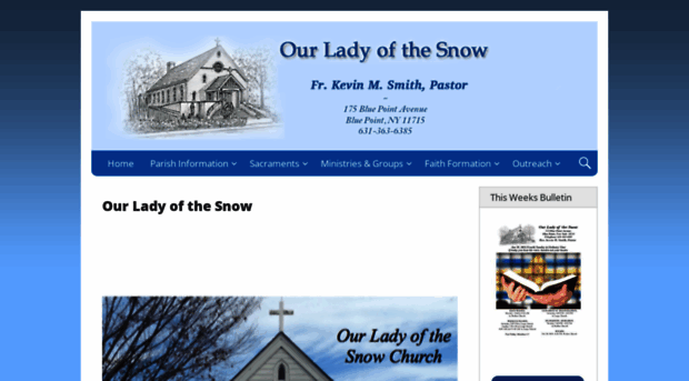 ourladyofthesnowbluepoint.com