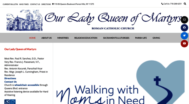 ourladyqueenofmartyrs.org