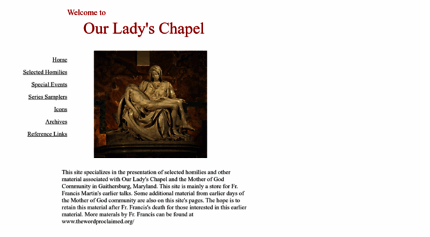 ourladyschapel.org