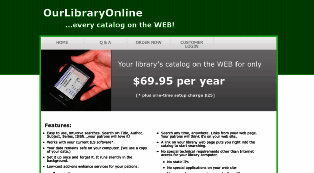 ourlibraryonline.com