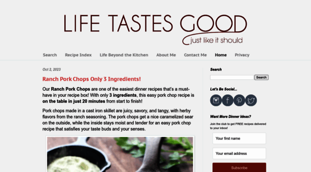 ourlifetastesgood.blogspot.ca