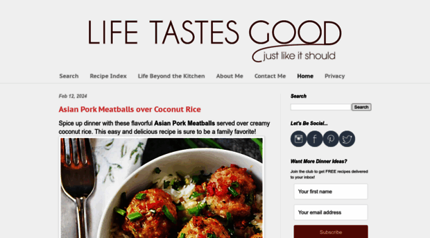 ourlifetastesgood.com