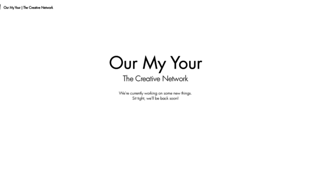 ourmyyour.com