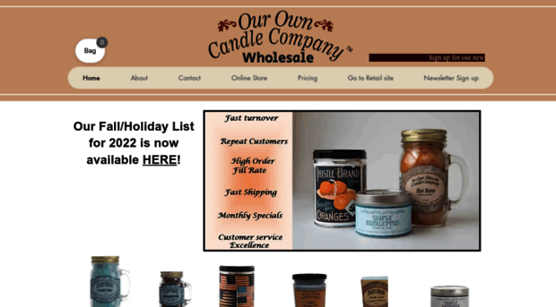 ourowncandlewholesale.com