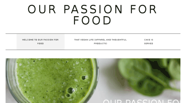 ourpassionforfood.com