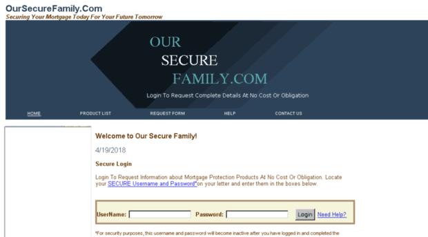 oursecurefamily.com