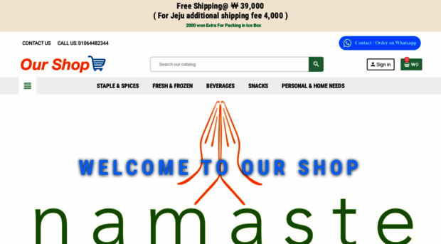 ourshopkorea.com