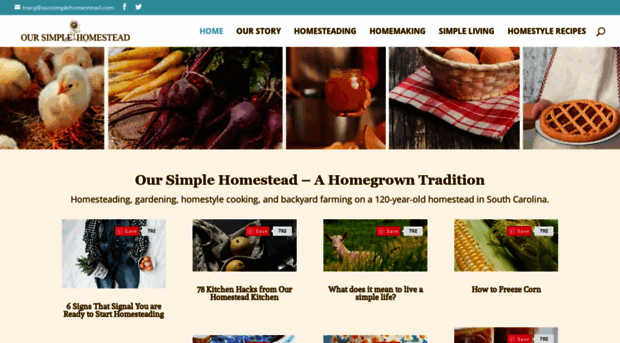 oursimplehomestead.com