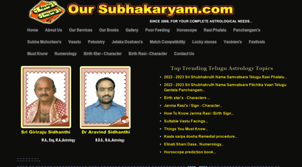 oursubhakaryam.com