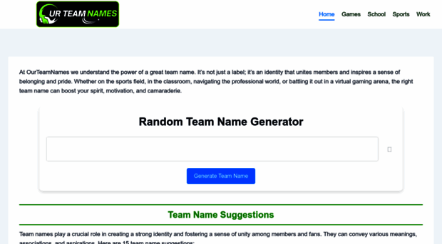 ourteamnames.com