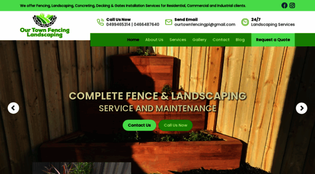 ourtownfencinglandscaping.com.au