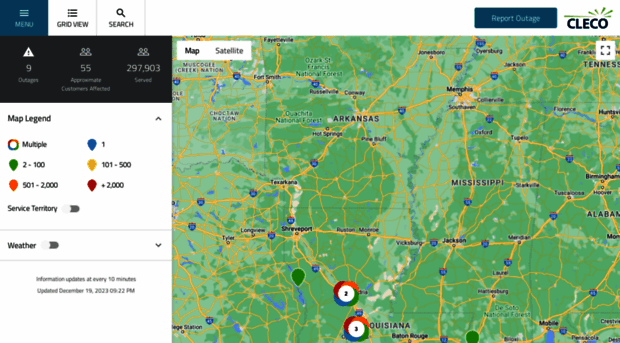 outage.cleco.com