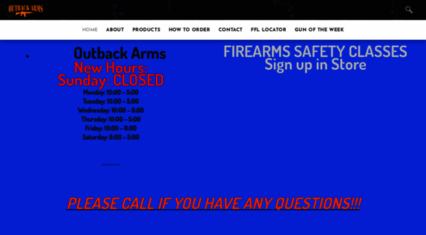 outbackarms.com