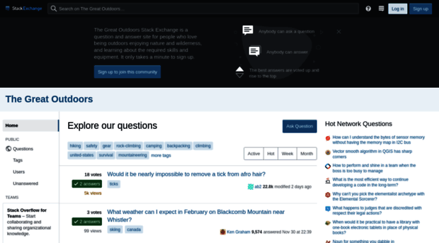 outdoors.stackexchange.com