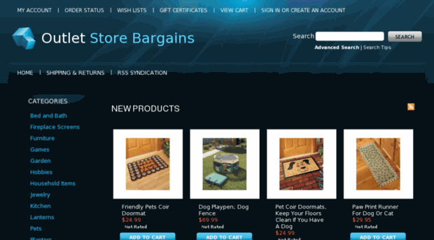 outletstorebargains.com