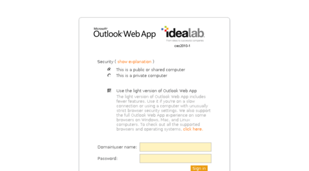 outlook.idealab.com