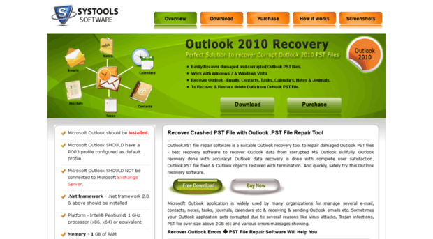 outlook.pstfilerepair.outlook2010recovery.org