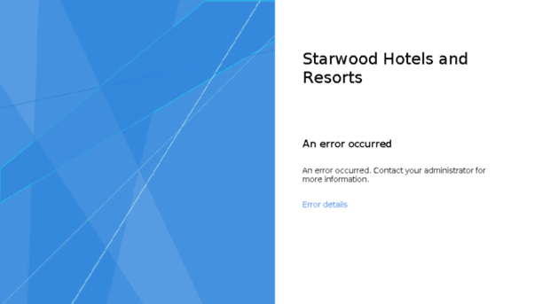 outlook.starwoodhotels.com