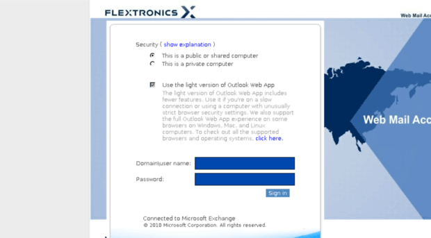 outlookam.flextronics.com