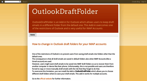 outlookdraftfolder.blogspot.com