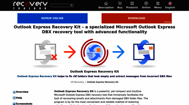 outlookexpress.recoverytoolbox.com