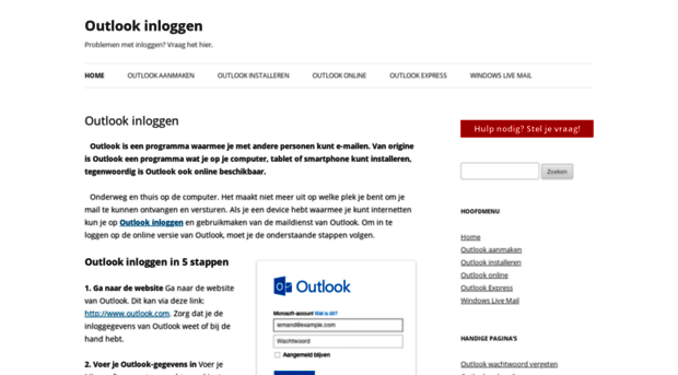 outlookinloggen.nl