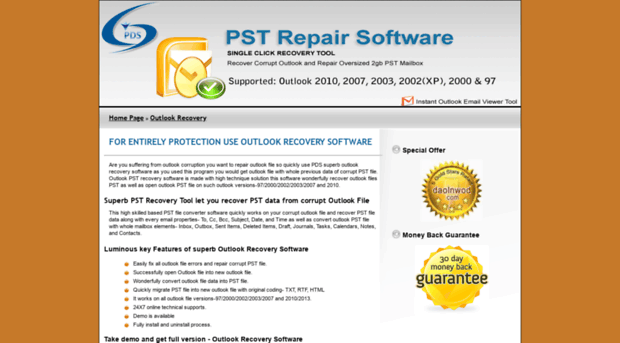 outlookrecovery.pstrepairsoftware.com