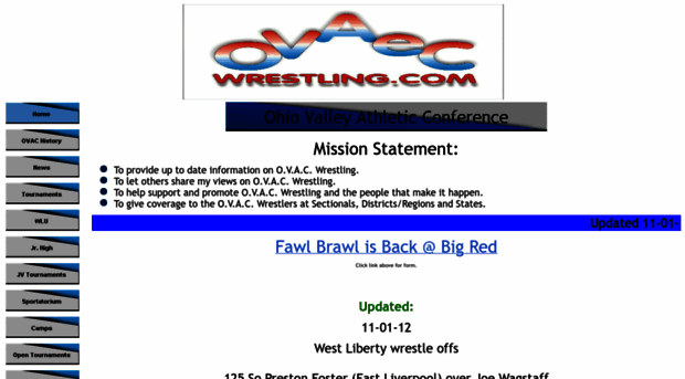 ovaecwrestling.com