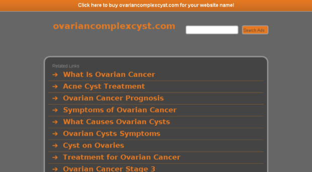 ovariancomplexcyst.com