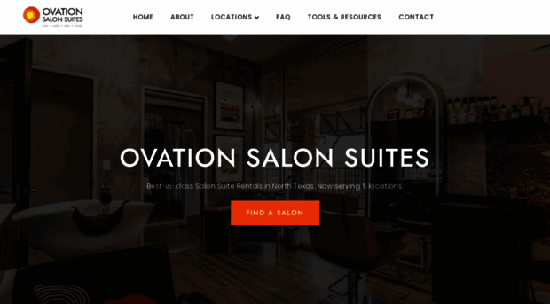 ovationsalonsuites.com