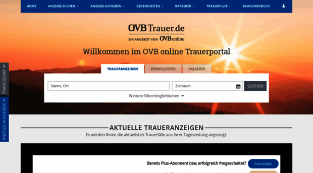 ovb.trauer.de