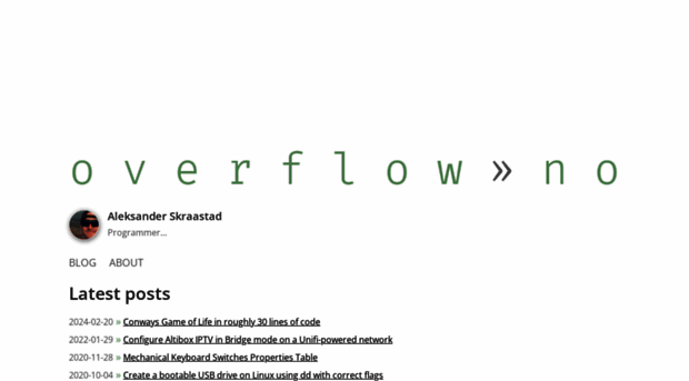 overflow.no