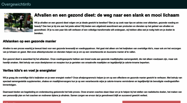 overgewichtinfo.nl