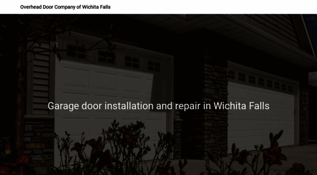 overheaddoorcoofwichitafalls.com