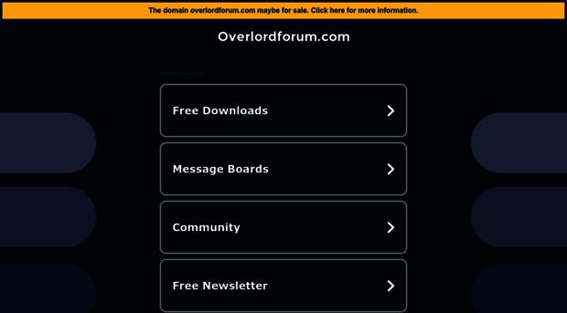 overlordforum.com