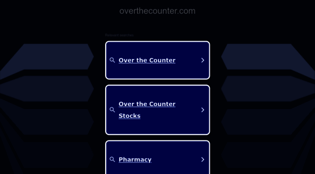 overthecounter.com